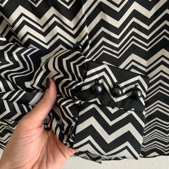 Missoni x Target Chevron Button Down Blouse - Picture 6 of 7